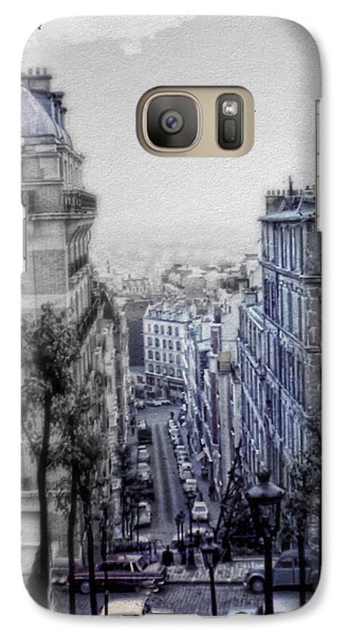 Paris Street From Above - Phone Case