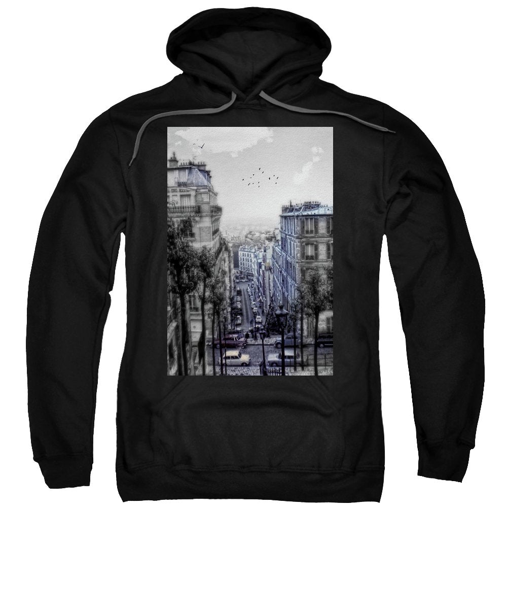 Paris Street From Above - Sweatshirt