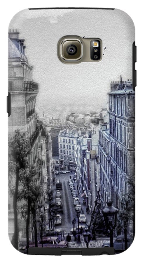 Paris Street From Above - Phone Case