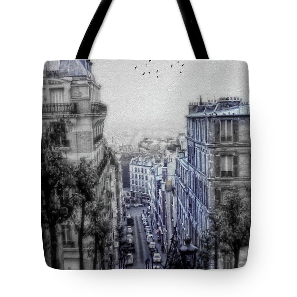 Paris Street From Above - Tote Bag