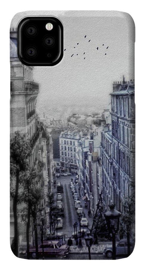 Paris Street From Above - Phone Case