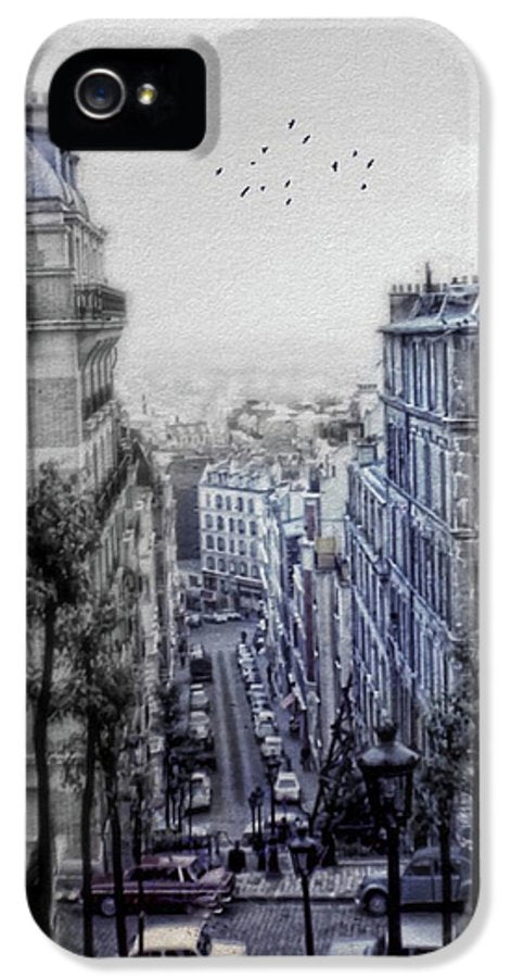 Paris Street From Above - Phone Case