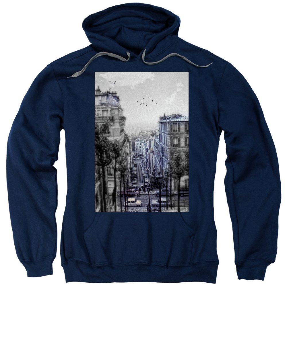 Paris Street From Above - Sweatshirt