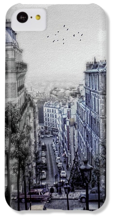 Paris Street From Above - Phone Case