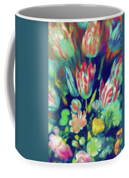 Pastel Tulips Detail - Mug