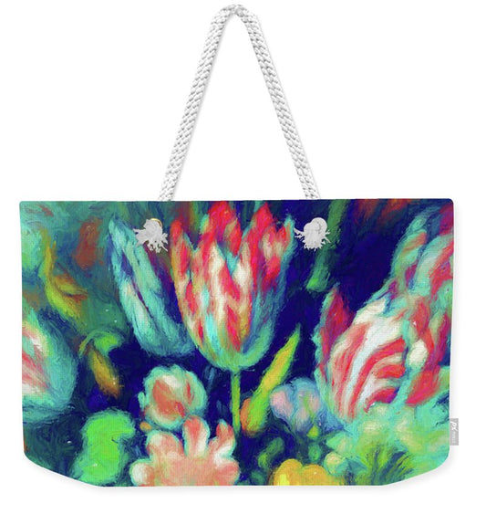 Pastel Tulips Detail - Weekender Tote Bag