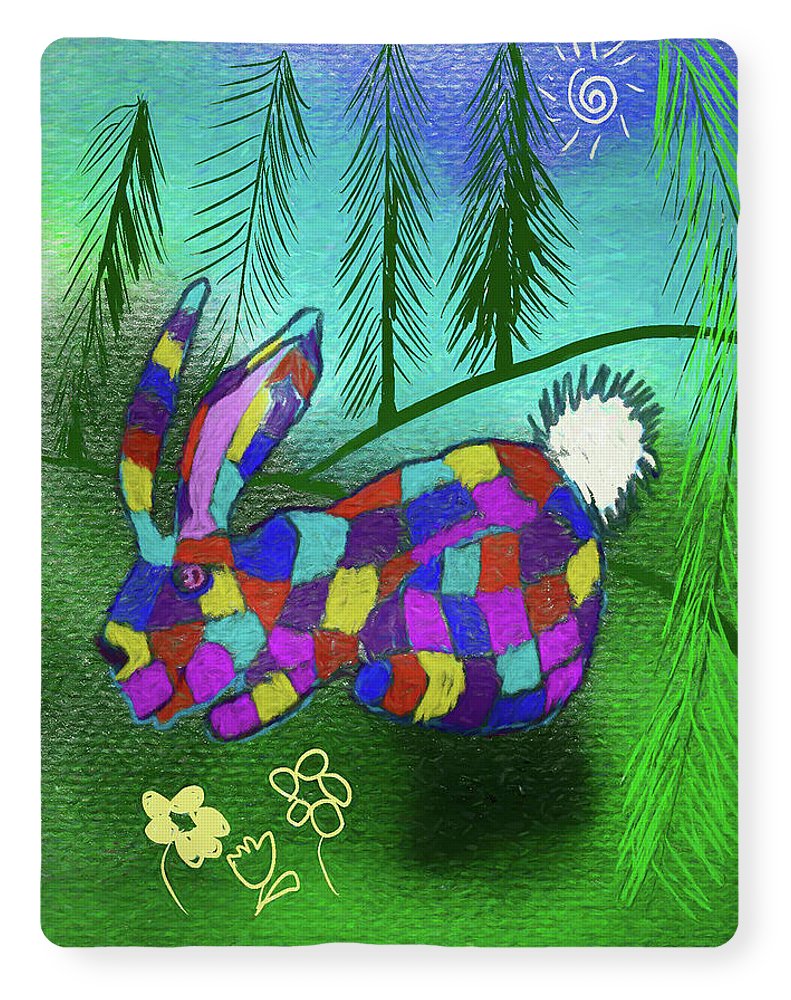 Patchwork Bunny - Blanket