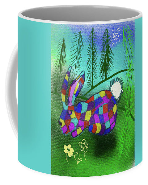 Patchwork Bunny - Mug