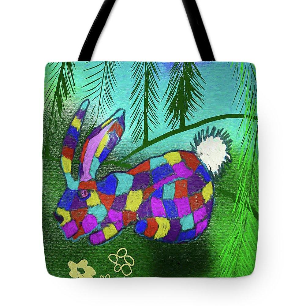 Patchwork Bunny - Tote Bag