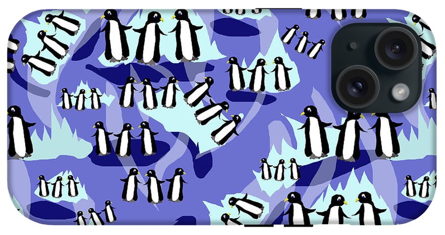 Penguins Pattern - Phone Case