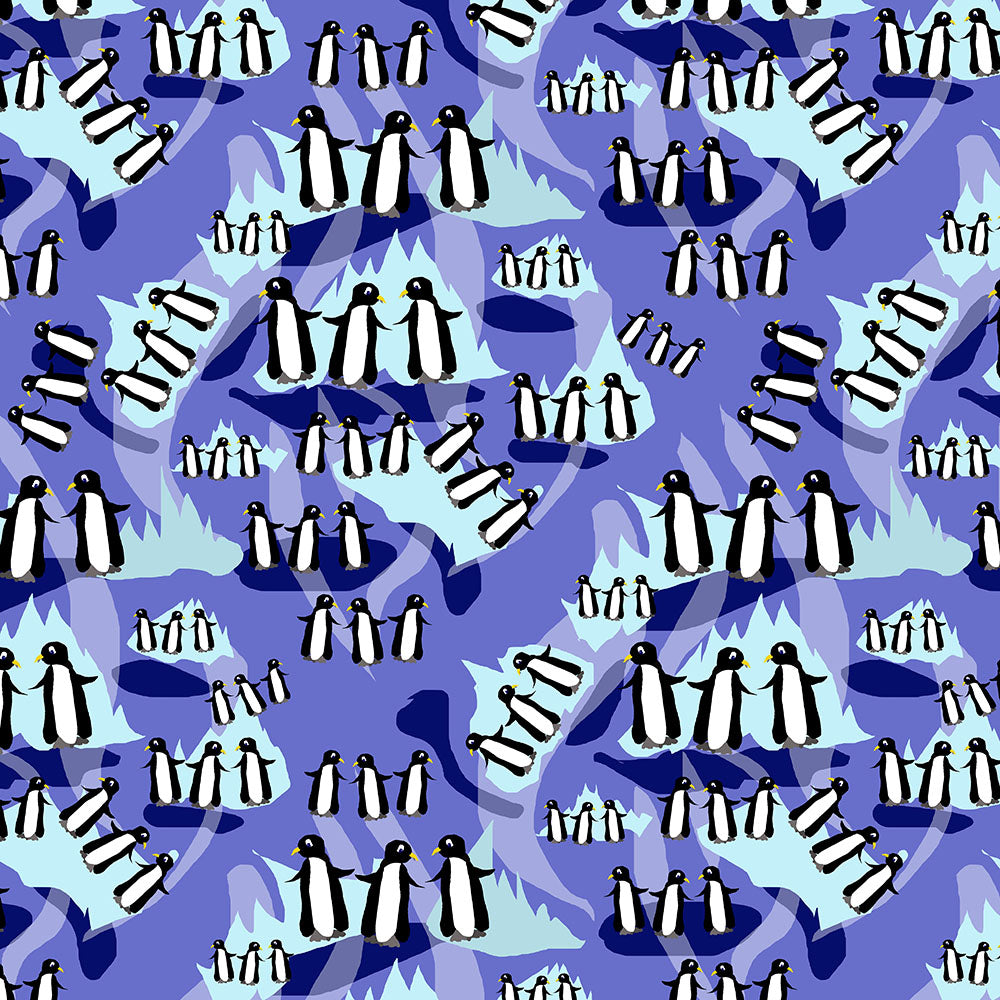 Penguins Pattern Digital Image Download