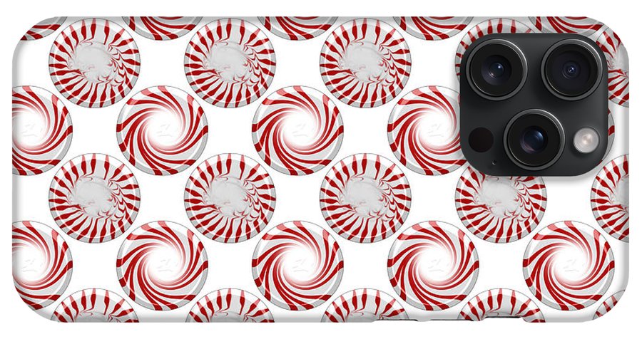 Peppermint Candy Dots - Phone Case