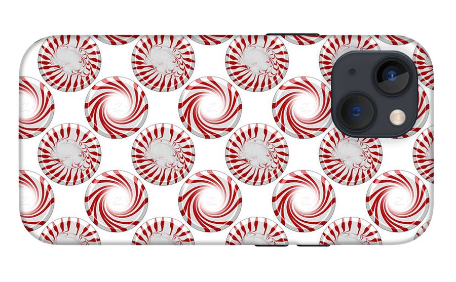 Peppermint Candy Dots - Phone Case