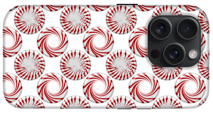 Peppermint Candy Dots - Phone Case