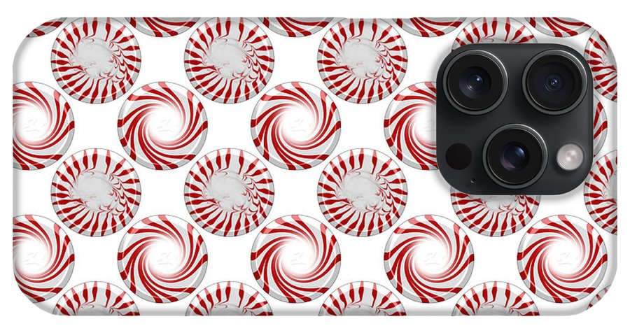 Peppermint Candy Dots - Phone Case