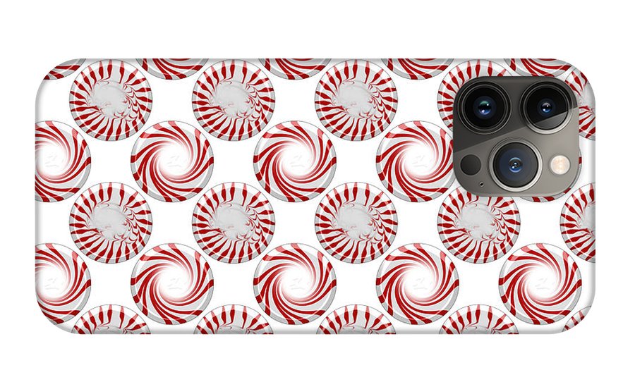 Peppermint Candy Dots - Phone Case