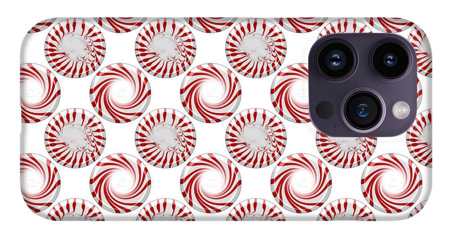 Peppermint Candy Dots - Phone Case