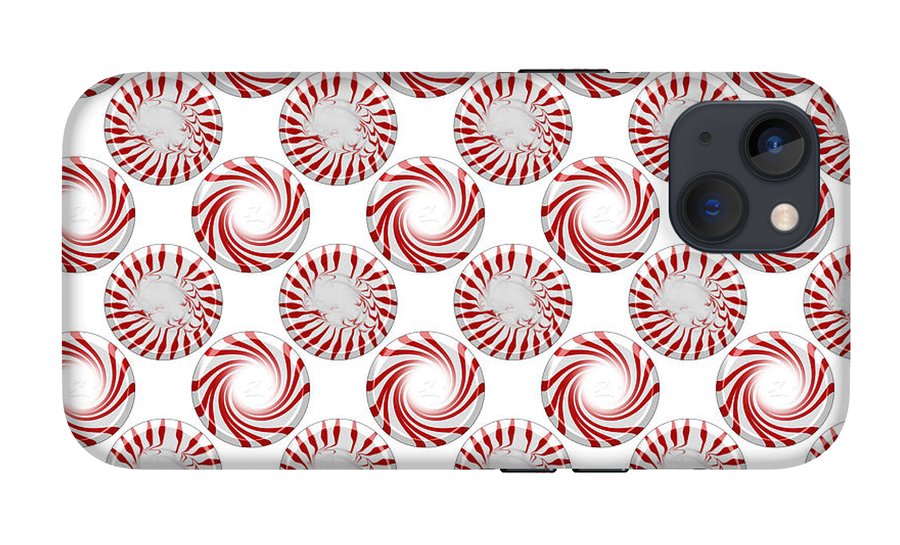 Peppermint Candy Dots - Phone Case