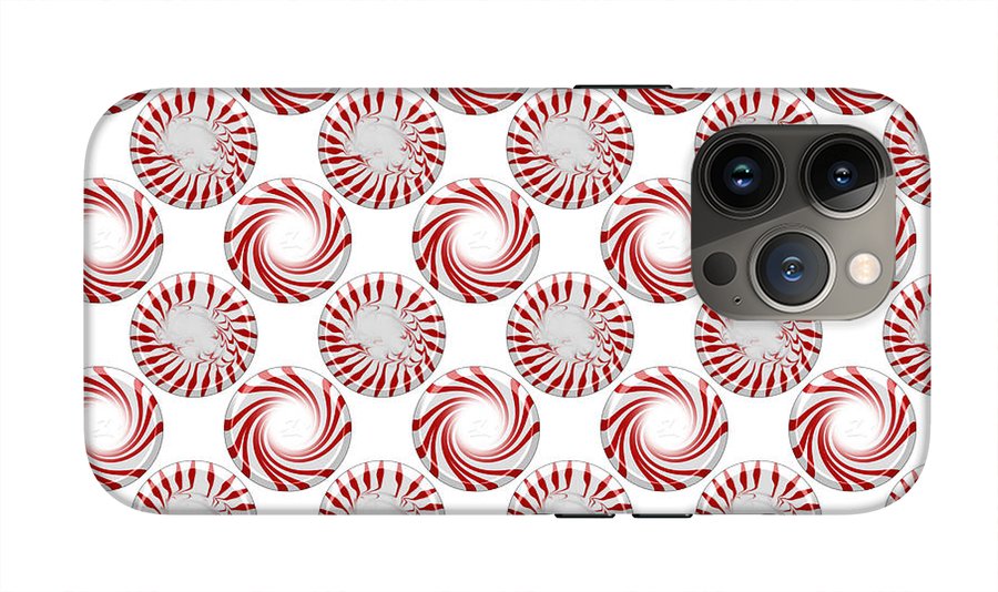 Peppermint Candy Dots - Phone Case