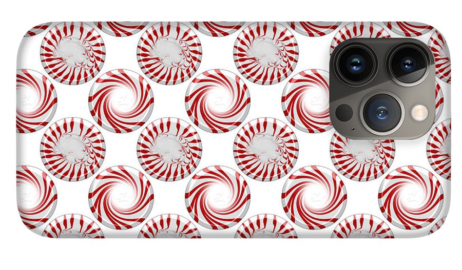 Peppermint Candy Dots - Phone Case