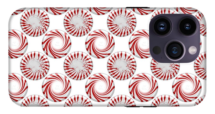 Peppermint Candy Dots - Phone Case