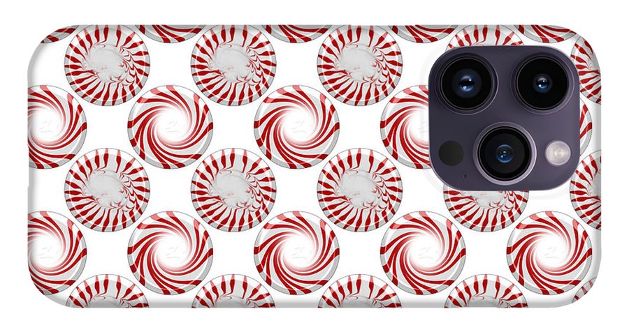 Peppermint Candy Dots - Phone Case