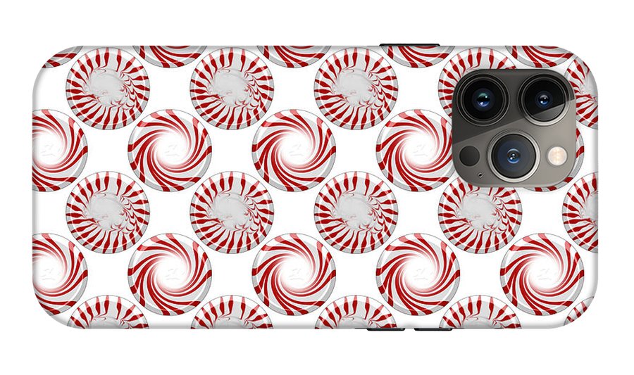 Peppermint Candy Dots - Phone Case