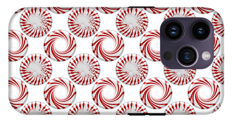 Peppermint Candy Dots - Phone Case