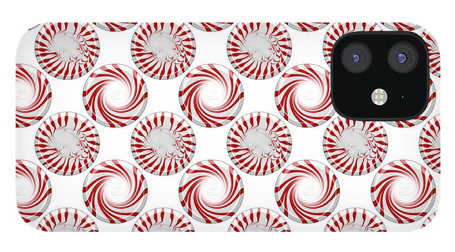 Peppermint Candy Dots - Phone Case