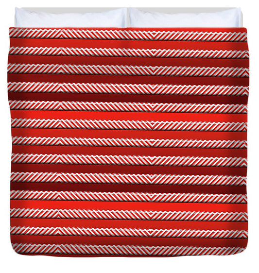 Peppermint Stripes - Duvet Cover
