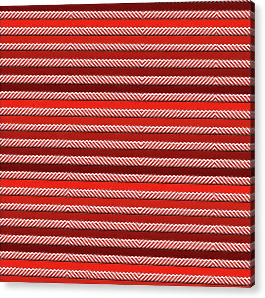 Peppermint Stripes - Acrylic Print