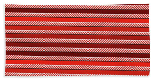 Peppermint Stripes - Beach Towel