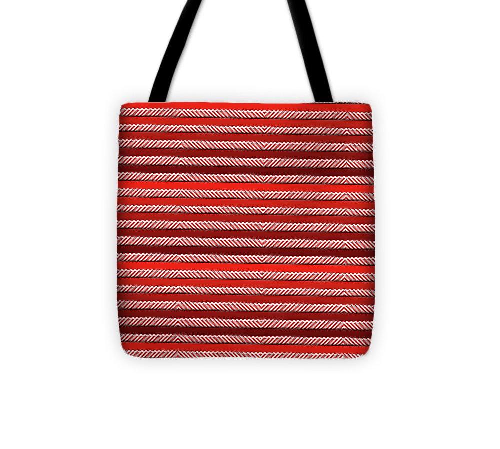 Peppermint Stripes - Tote Bag