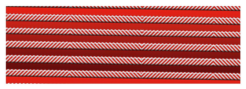 Peppermint Stripes - Yoga Mat