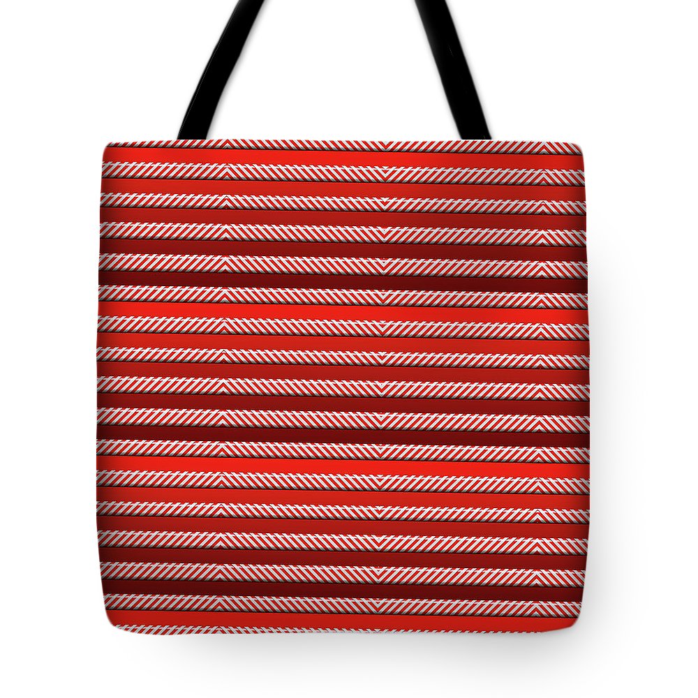 Peppermint Stripes - Tote Bag