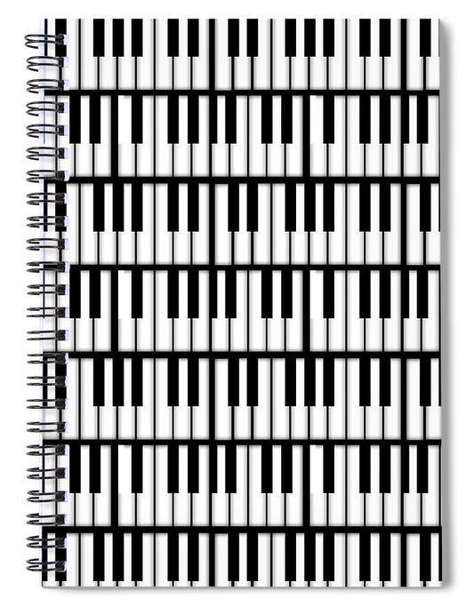 Piano Keys - Spiral Notebook