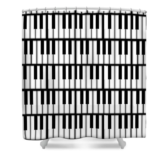 Piano Keys - Shower Curtain