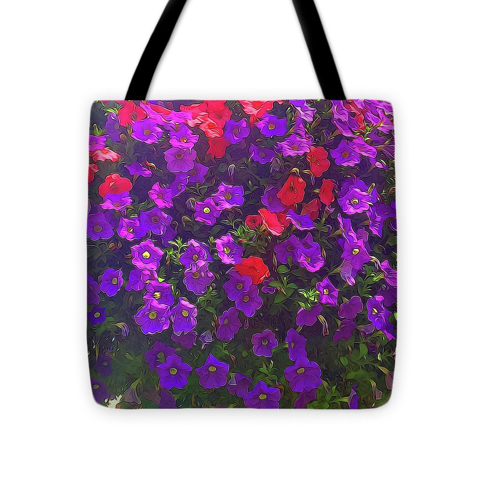 Pile Of Petunias - Tote Bag