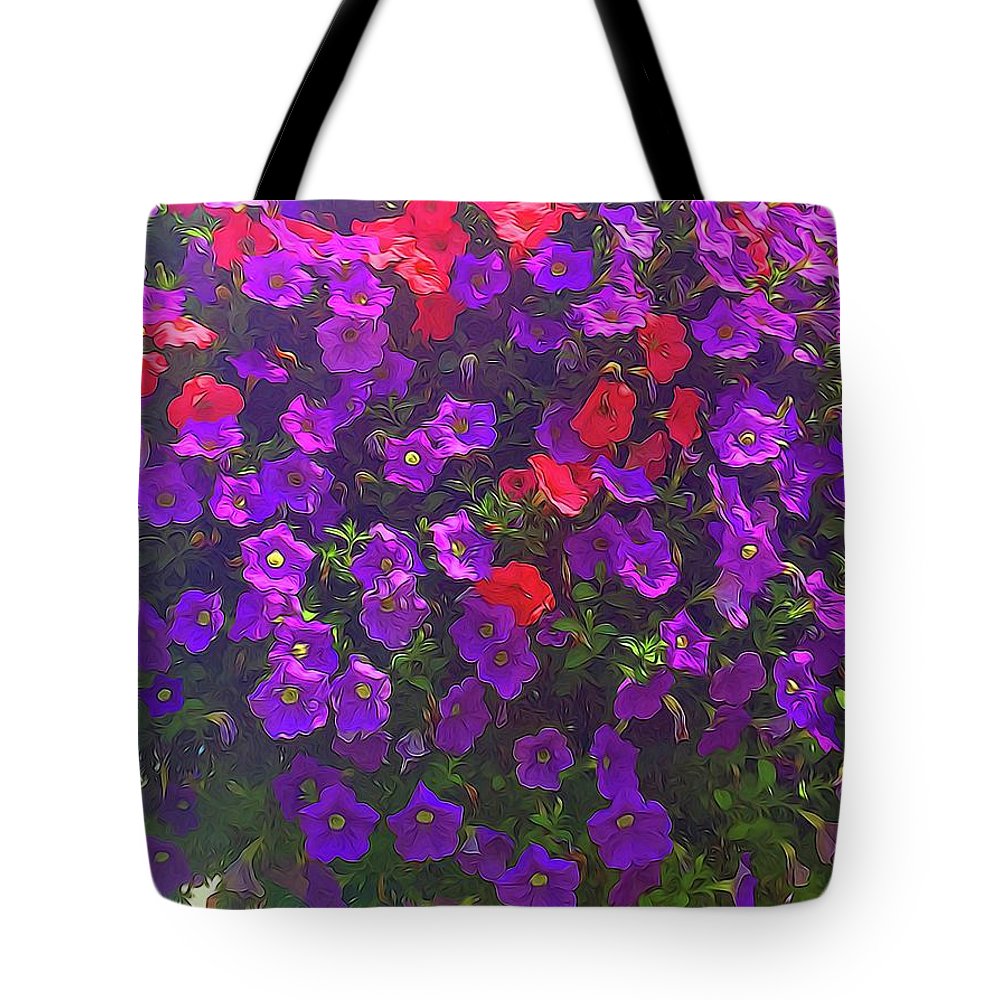 Pile Of Petunias - Tote Bag