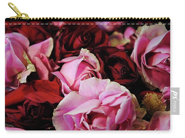 Pink and Red Roseheads - Carry-All Pouch