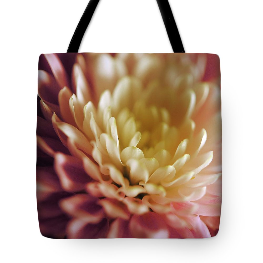 Pink and White Flower - Tote Bag