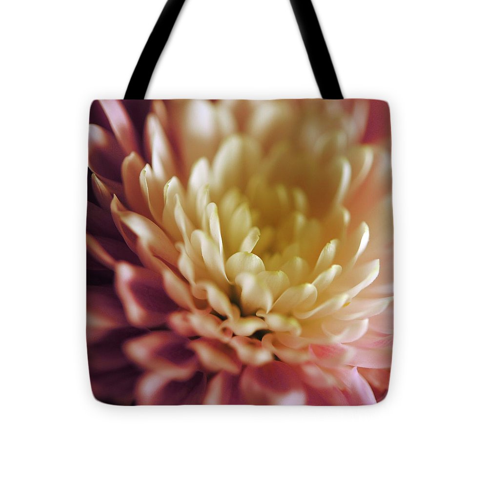 Pink and White Flower - Tote Bag