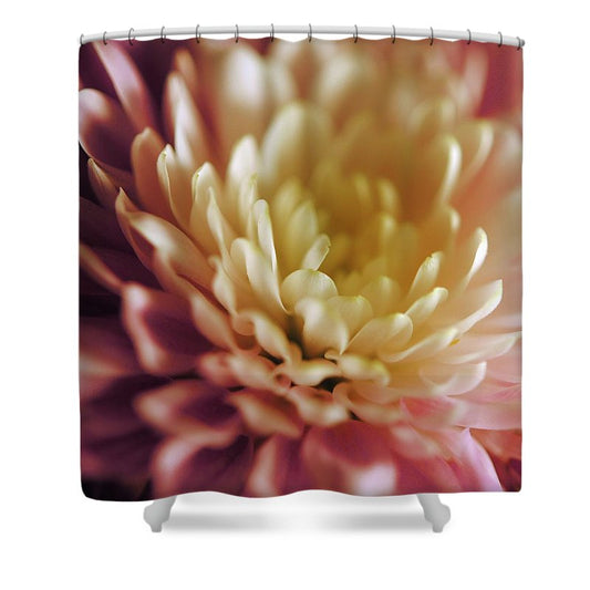 Pink and White Flower - Shower Curtain