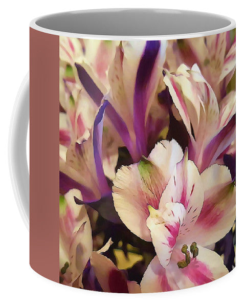 Pink and White Flowers - Mug