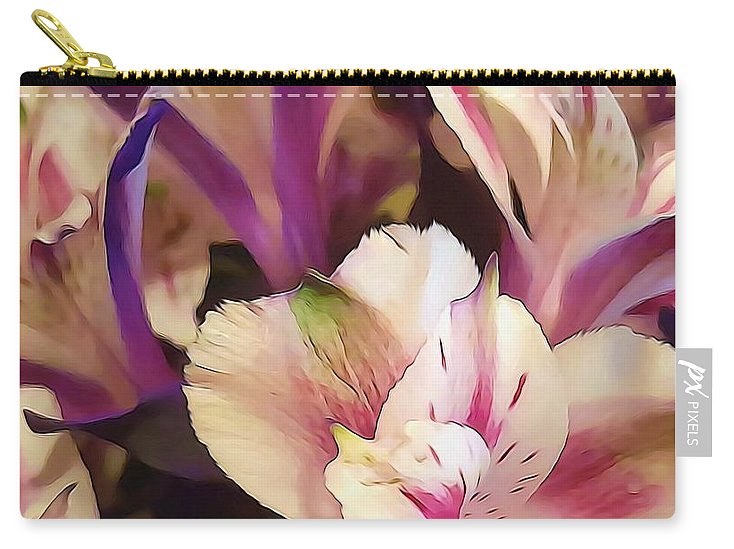 Pink and White Flowers - Carry-All Pouch