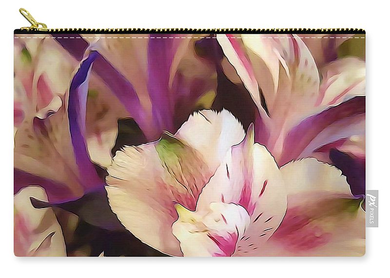 Pink and White Flowers - Carry-All Pouch