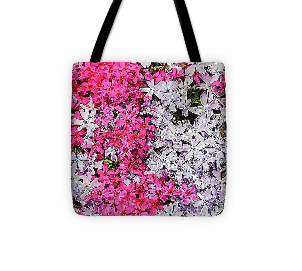 Pink and White Phlox - Tote Bag