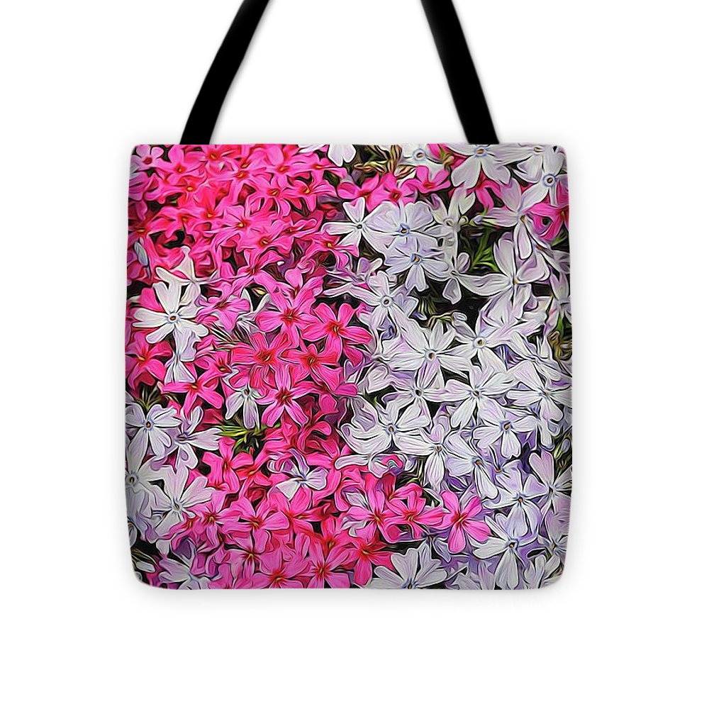 Pink and White Phlox - Tote Bag