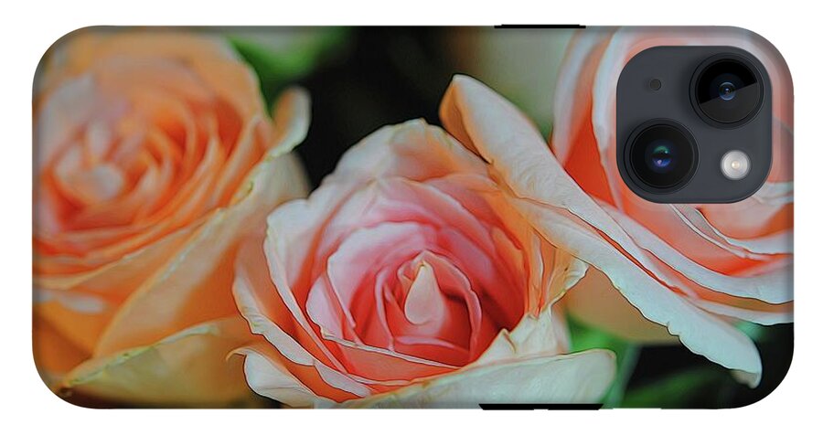 Pink and White Roses Collection 7 - Phone Case