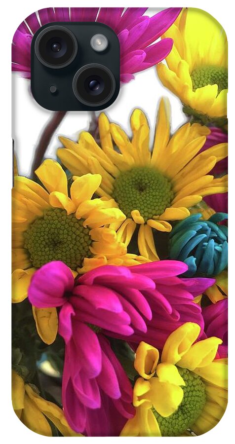 Pink and Yellow Daisies - Phone Case